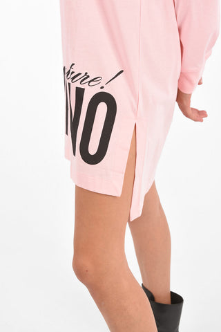 COUTURE! Logo Printed Long Sleeve Dress