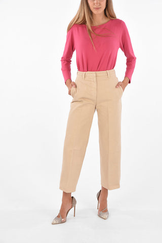 Hidden Closure High Waist Jeans