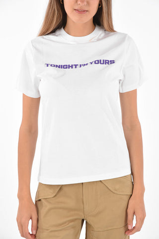 T-Shirt Girocollo Stampata