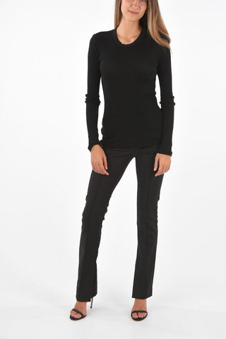 Hidden Closure Straight Fit Pants