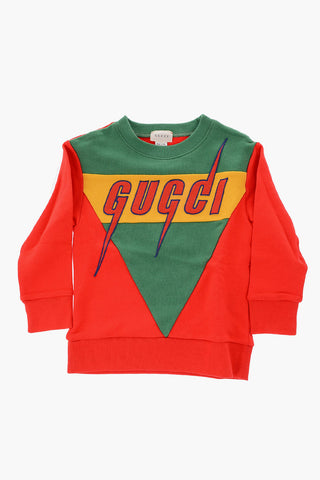 Embroidered Logo Crew-Neck Sweatshirt