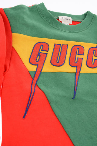 Embroidered Logo Crew-Neck Sweatshirt