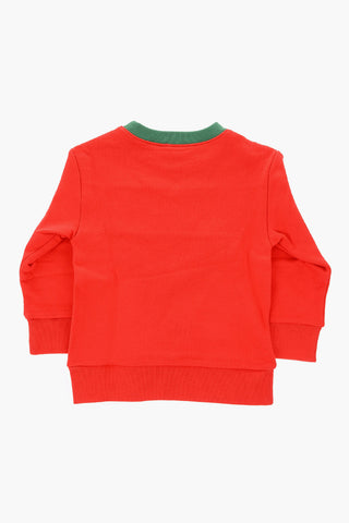Embroidered Logo Crew-Neck Sweatshirt