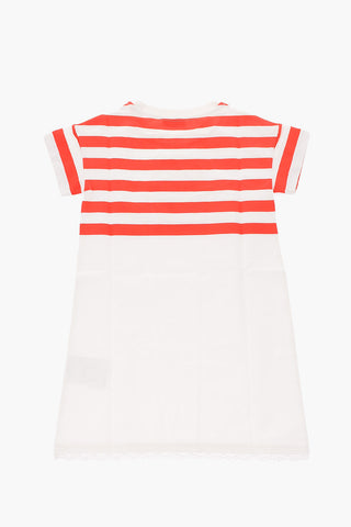 Striped Short sleeve Sweat Dress