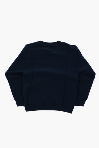 Embroidered Logo Crew-Neck Sweatshirt