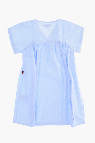 Vestito a righe con scollo a V