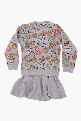 printed sweat dress