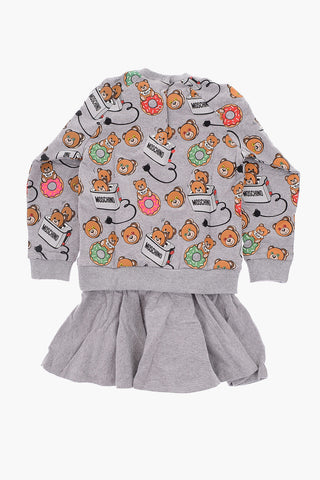 printed sweat dress