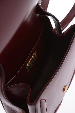 Leather Mini DG AMORE Saddle Bag