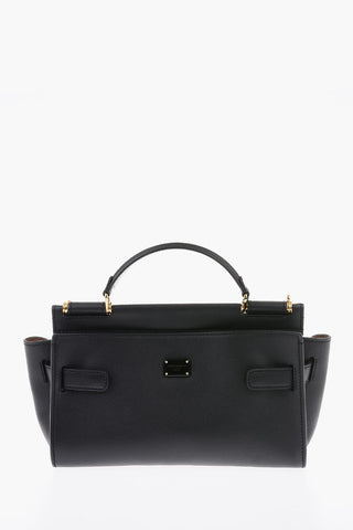Leather SICILY Top Handle Bumbag with Chain