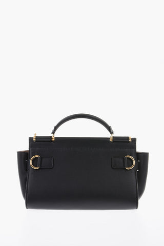 Leather SICILY Top Handle Bumbag with Chain