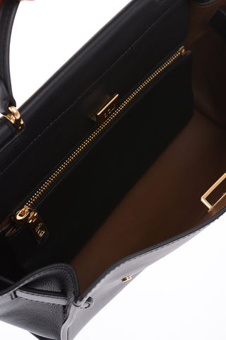 Leather SICILY Top Handle Bumbag with Chain