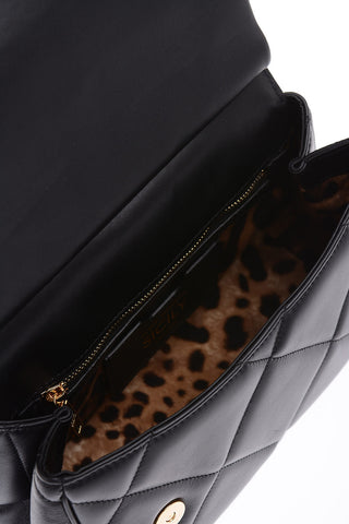 Quilted Leather SICILY Top Handle Bag
