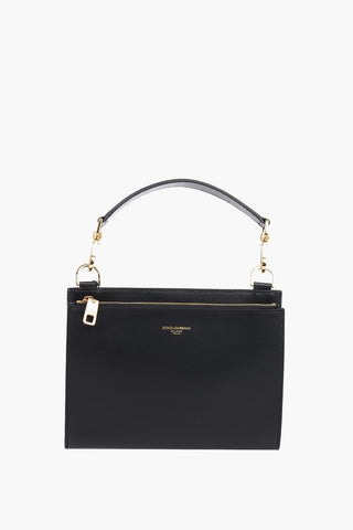 Borsa Top Handle in Pelle con Tracolla Removibile