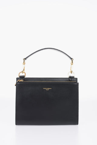 Borsa Top Handle in Pelle con Tracolla Removibile