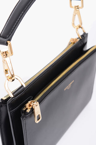 Borsa Top Handle in Pelle con Tracolla Removibile