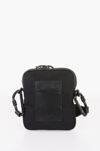 Logoed Messanger Bag with Leather Trimmings