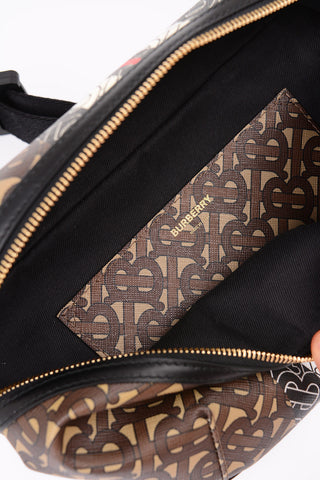 Faux-Leather SONNY Monogram Printed Bumbag