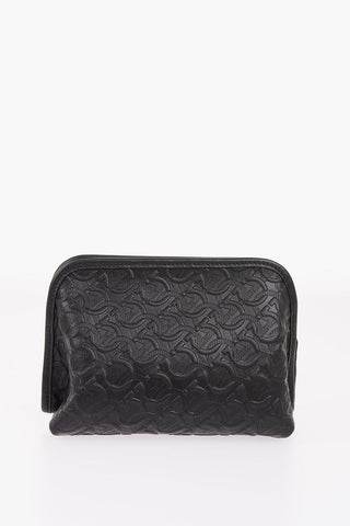 Leather SHOE CARE BEATY Clutch