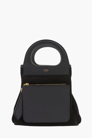 Shearling Outer Pocket Tote Bag
