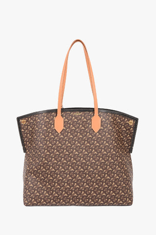 Monogra Faux-Leather SOCIETY Tote Bag 