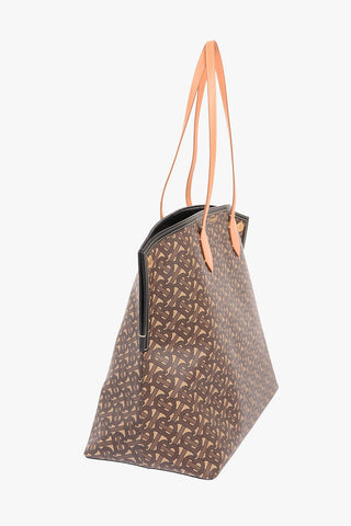 Monogra Faux-Leather SOCIETY Tote Bag 