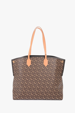 Monogra Faux-Leather SOCIETY Tote Bag 