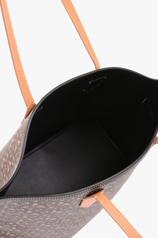 Monogra Faux-Leather SOCIETY Tote Bag 