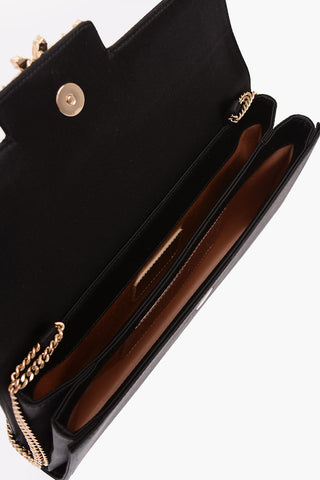 Satin Jewel Closure BROCHE Baguette Bag