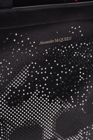 Leather Studded SKULL Tote Bag