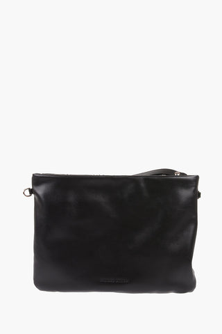 Ebroidered Leather GINA Pouch with Shoulder Strap