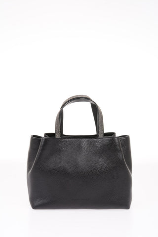 Leather Jewel Handle Mini INGA Tote Bag