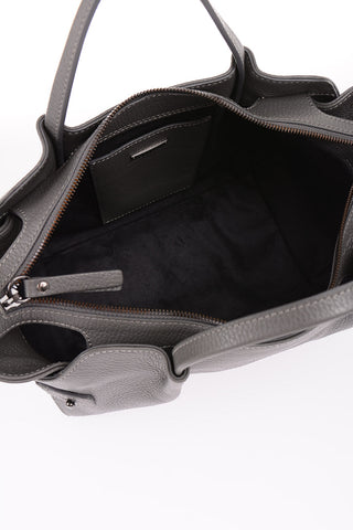 Leather CAMILLA Tote Bag with Jewel Details