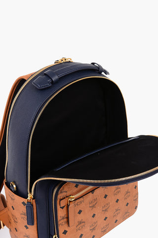 Monogram Leather Color Block Backpack