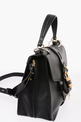 Borsa Top Handle in Pelle con Tracolla Removibile 