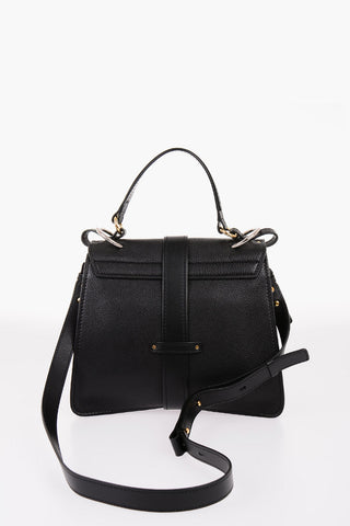 Borsa Top Handle in Pelle con Tracolla Removibile 