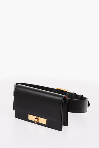 Leather Jewel Closure Bumbag