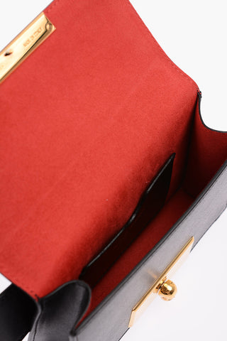 Leather Jewel Closure Bumbag
