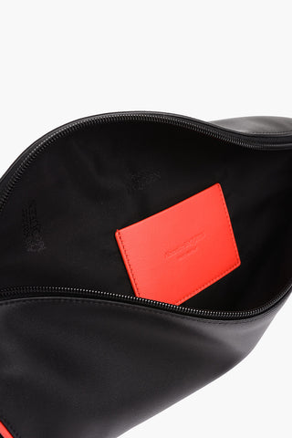Maxi Marsupio in Pelle con Logo