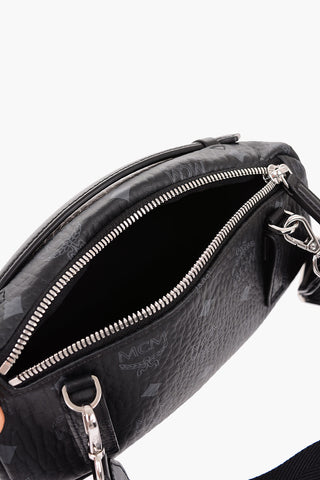 Logoed Leather Shoulder Bumbag 
