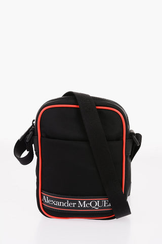 Leather Logoed Band Messanger Bag