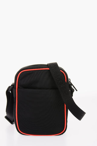 Leather Logoed Band Messanger Bag