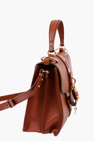 Leather Removable Shoulder Strap Top Handle Bag