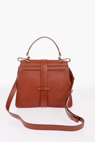 Leather Removable Shoulder Strap Top Handle Bag