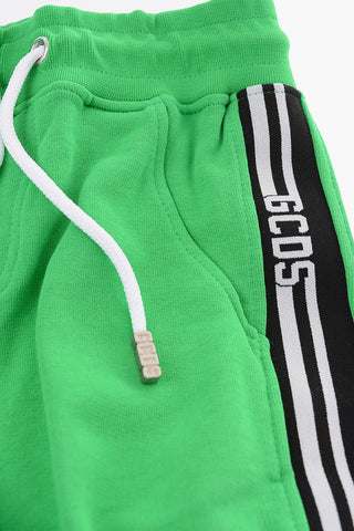 logoed side band sweat jogger pants