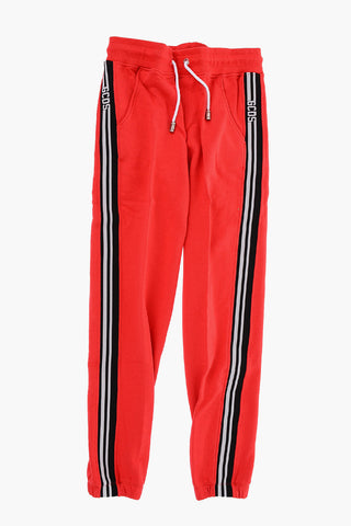 logoed side band sweat jogger pants