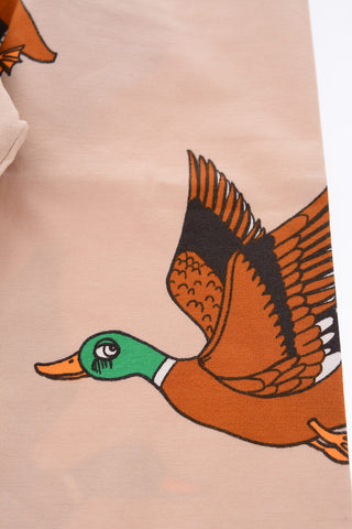 ducks printed stretch cotton leggings