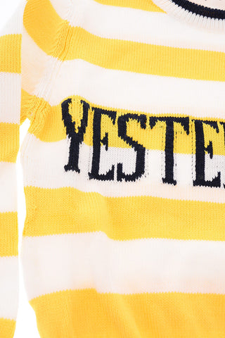 Striped crew-neck sweater