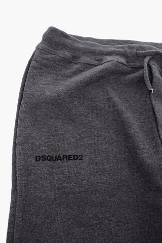 pantalone jogger in felpa con coulisse in vita