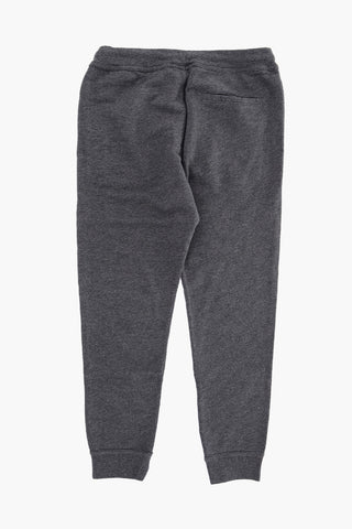 pantalone jogger in felpa con coulisse in vita